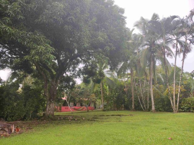 large beach lot with home for sale in Pilon Pavones